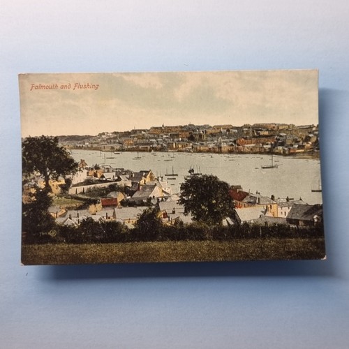 Falmouth flushing postcard - flushing,