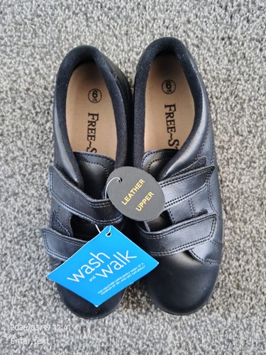 Adjustable leather shoe size - shoe, 6