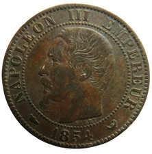 1854-W France Napoleon III 5