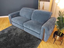 Sofology Kingsbridge Fabric 2.5 Seater in Relaxed Chenille Denim (WA2)