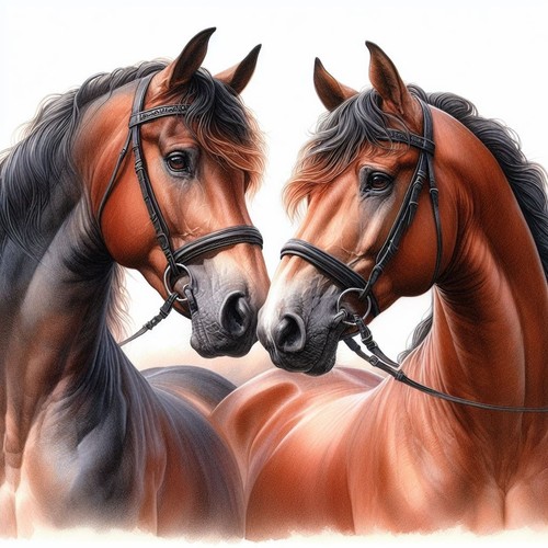 Horses greyhound lurcher - ,,