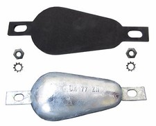 Zinc 1.9kg Pear bolt on anode