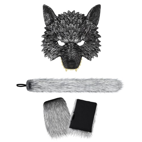 Wolf costume with gloves - wolf,