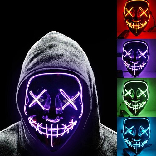 Neon stitches led mask wire - led,