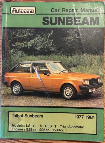 Chrysler talbot sunbeam - chrysler,