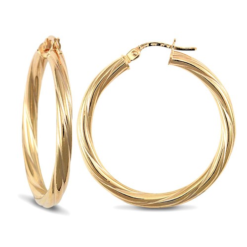 Creole earrings gold silver - creole, on