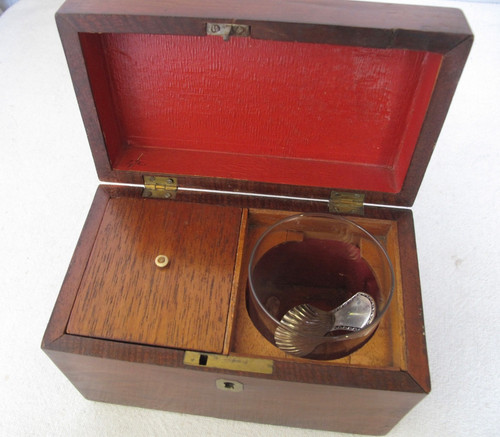Antique english tea - antique, caddy