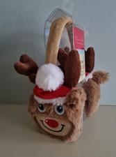 Children's Click & Heat Reindeer Earmuffs New