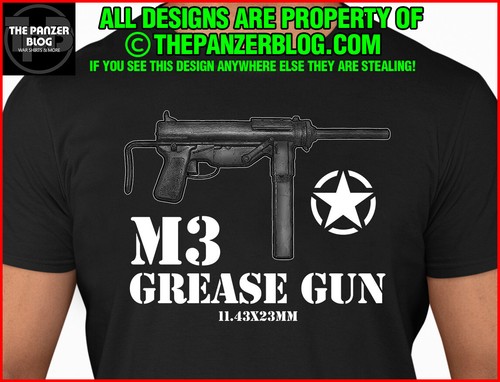 Grease gun shirt - gun, wwii