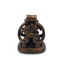 Victorian brass watch - watch, seal
