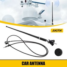 Universal 16" Car Auto Radio AM/FM Amplified Antenna Aerial Mount Swivel Base Ra