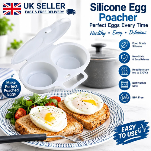 Microwave egg poacher mold - microwave,