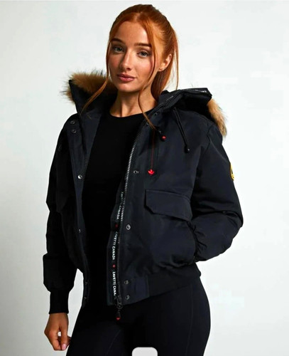 Zavetti canada black hooded - black,