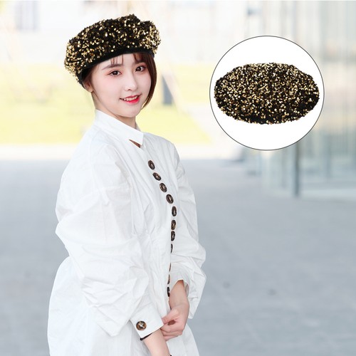 1pc sparkly beret sequins - 1pc,