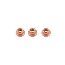 3x Copper Nut Exhaust Manifold
