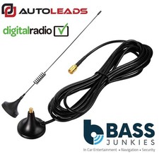 AUTOLEADS DAB+ Radio SMB Magnetic Roof Mount Car Aerial for Philips Stereo