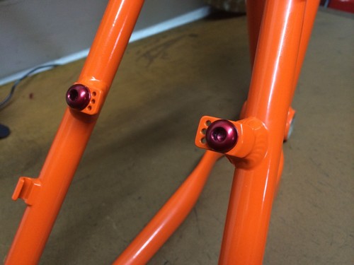 Retro mountain bike frame - retro, v