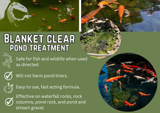 Pond Cleaner Blanket Weed Water Treatment Remove Green Algae Koi Fish Safe 200g