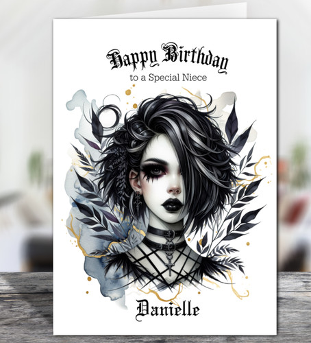 Personalised gothic girl - gothic,