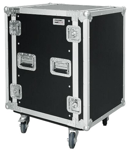 16u rack flight case 45cm - 19",