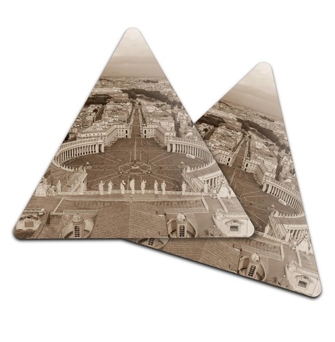 Triangle mdf coaster - triangle,