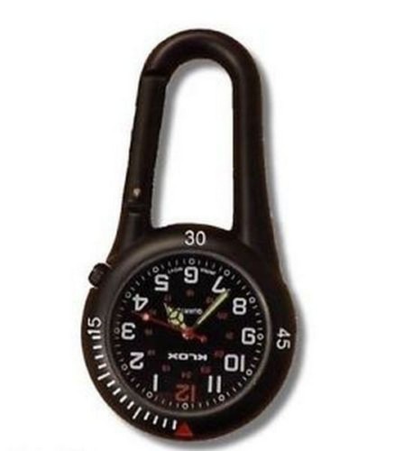 Black clip carabiner fob - on,