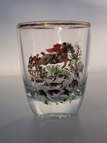 Vintage sherry shot glass - a,
