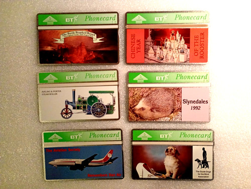 Telephone cards btg various - bt,