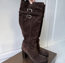 Vintage Gucci Brown Suede