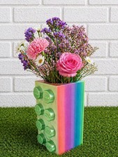 Rainbow brick Style Flower