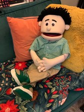 ventriloquist  puppet large at 77cm very soft can be male or female