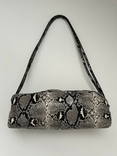ZARA Black Grey Snake Faux