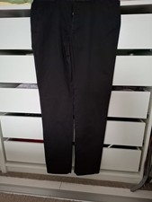 Men's Black Cotton Trousers