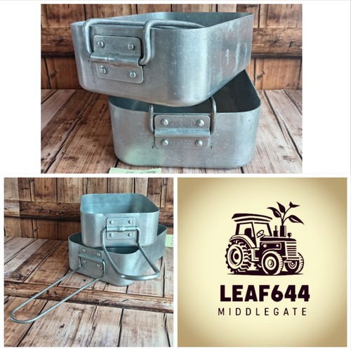 Military mess tins 1945 - tins, /|
