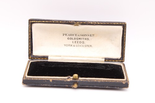 Antique brooch box pearce and