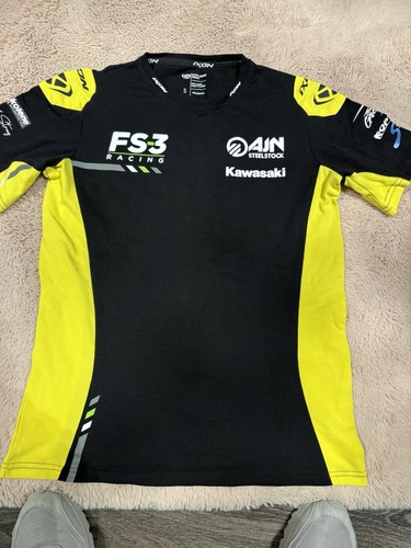 Kawasaki fs3 racing polo shirt - racing,