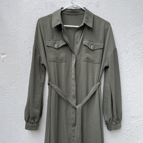 Shirt dress midi - shirt,