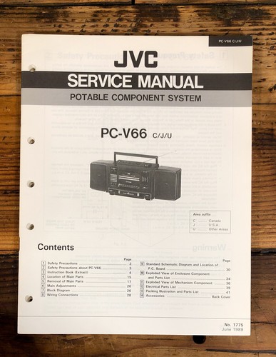 Jvc v66 stereo boombox - stereo,