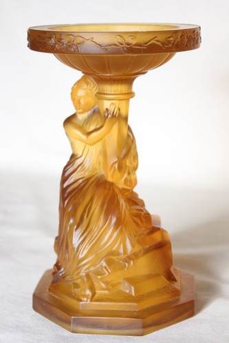 Art deco frosted - deco, amber