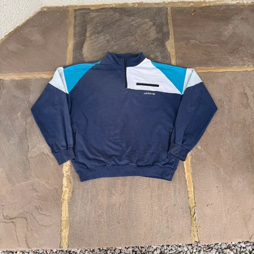 Vintage 80s 90s adidas navy - 90s,