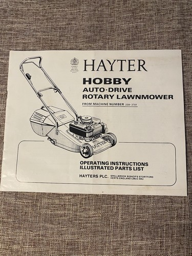 Hayter hobby auto drive - auto-,