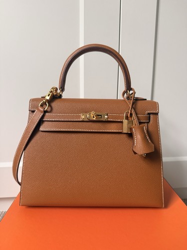 Hermes kelly bag brown - hermes, in