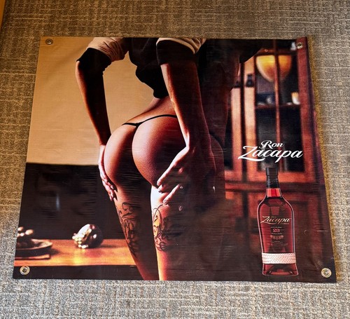 Banner poster ron zacapa sign - banner,