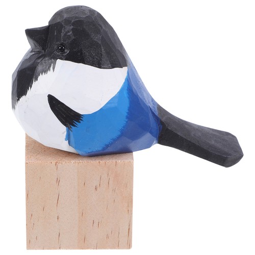 Hand carved wooden bird - hand-carved,