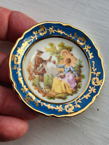 Vintage miniature limoges - miniature,