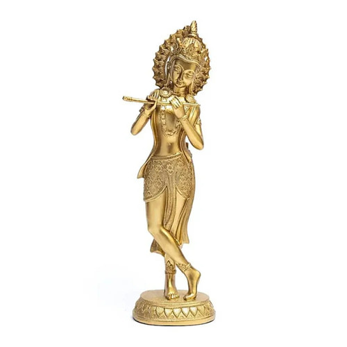 Krishna gold finish metal - gold,