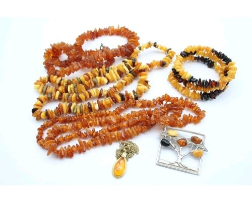Amber jewellery butterscotch - amber,