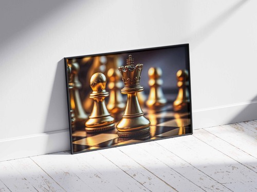 Chess game gold - chess,