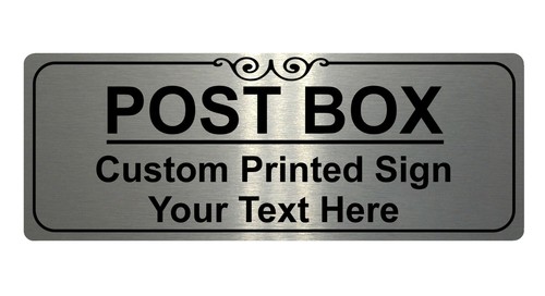 071 personalised post - 071, box