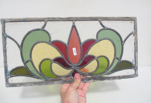 Antique stained glass - stained, window